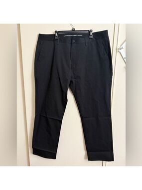 True Classic Men’s Black Twill Chino Pants 42x32 NWOT Straight Fit